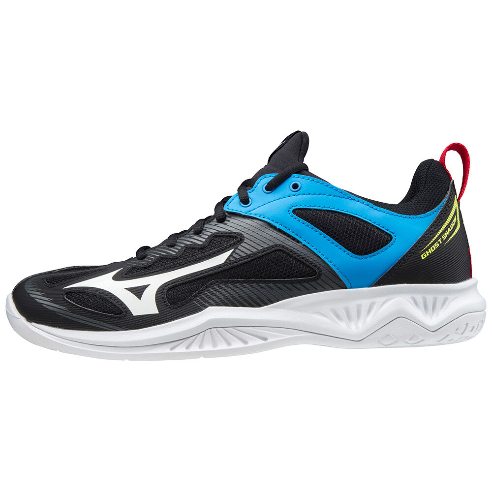 Zapatillas De Balonmano Mizuno Ghost Shadow Para Hombre Negros/Blancos/Azules 7169825-JW